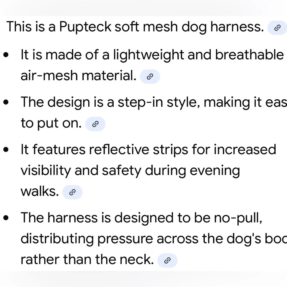 NWT Puptech Purple Plaid Pet Harness. Size Medium